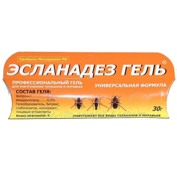 Эсланадез гель от тараканов и муравьев